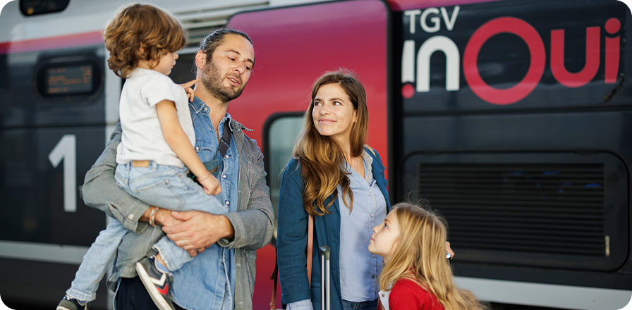 Voyagez en famille avec TGV INOUI